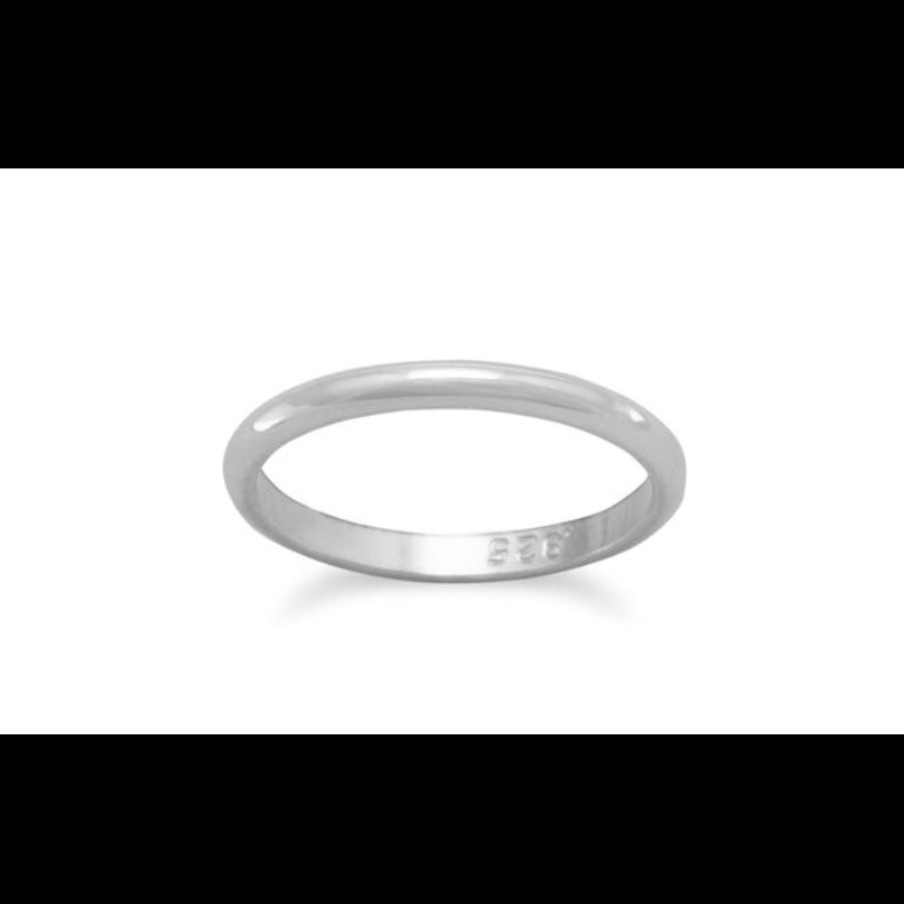 NEW Sterling Silver Baby Ring, size 2